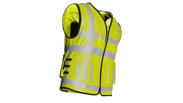 safety jacket waistcoat waist coat construction vest 3D Model in ...
