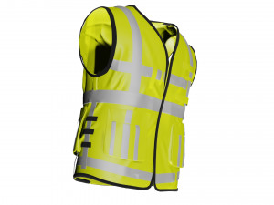 safety jacket waistcoat waist coat construction vest Modelo 3D