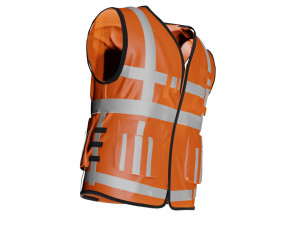 safety jacket waistcoat waist coat construction vest Modelo 3D
