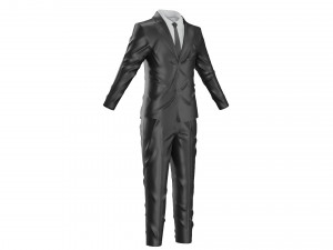 tuxedo suit men coat business Modello 3D