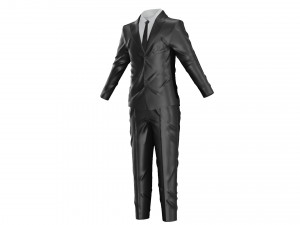 tuxedo suit men coat business Modello 3D