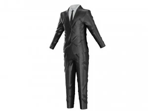 tuxedo suit men coat business 3D Model