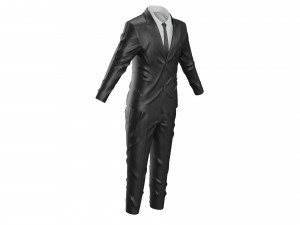 tuxedo suit men coat business Modello 3D
