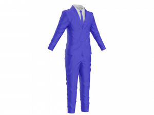 tuxedo suit men coat business Modello 3D