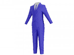 tuxedo suit men coat business Modello 3D