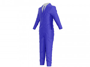 tuxedo suit men coat business Modello 3D