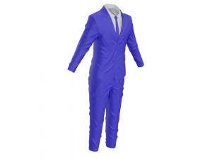 tuxedo suit men coat business Modello 3D