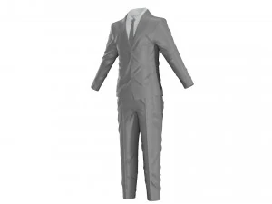 tuxedo suit men coat business 3D Model