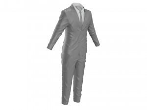 tuxedo suit men coat business Modello 3D
