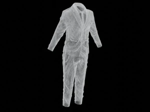 tuxedo suit men coat business 3D Model