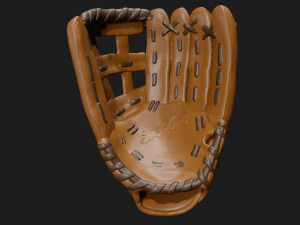 Rękawica baseballowa łapacz łapaczy Model 3D