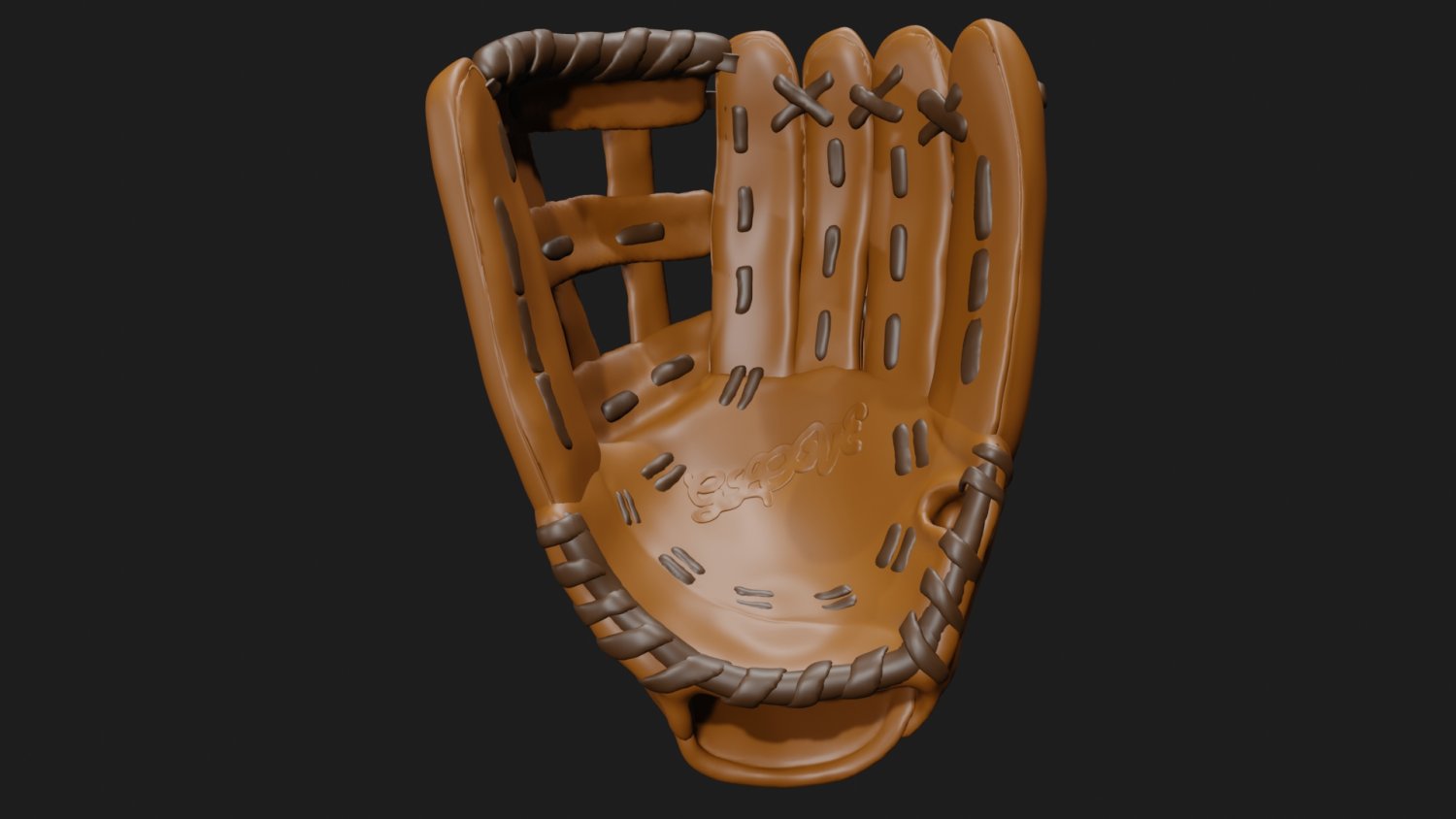 Baseball Glove - 3D Model by fabiobispo