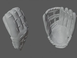 Rękawica baseballowa łapacz łapaczy Model 3D