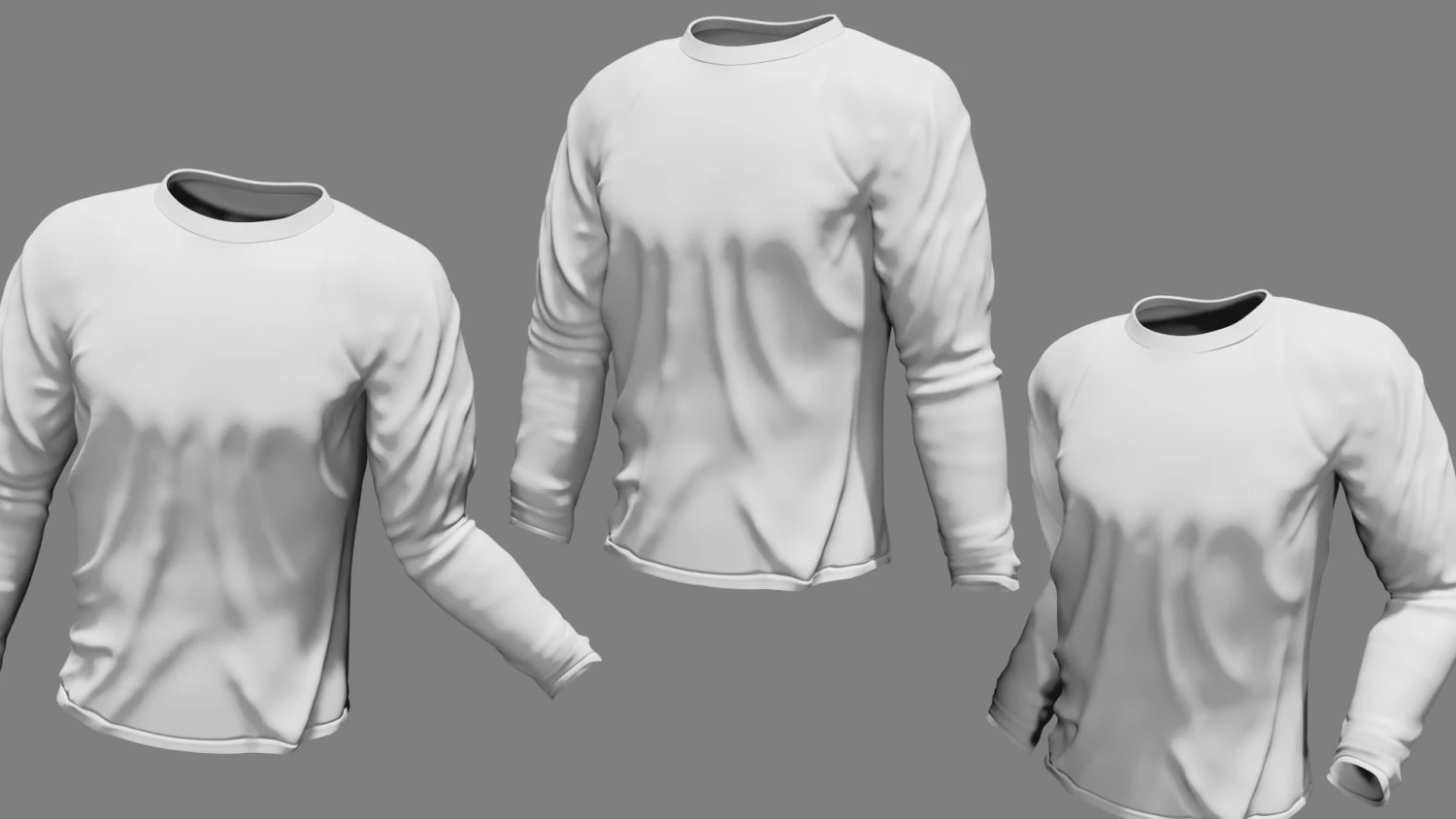 rigged t shirt mockup 3D Model .c4d .max .obj .3ds .fbx .stl .blend 