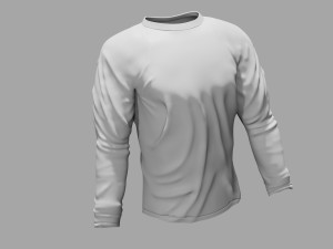 rigged t shirt mockup 3D Модель