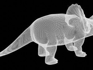 triceratops rigged 3D Model