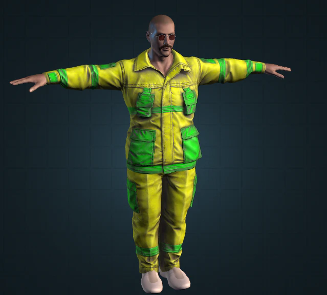 charles bronson michael gordon peterson 3D Model .c4d .max .obj .3ds .fbx .stl .blend 
