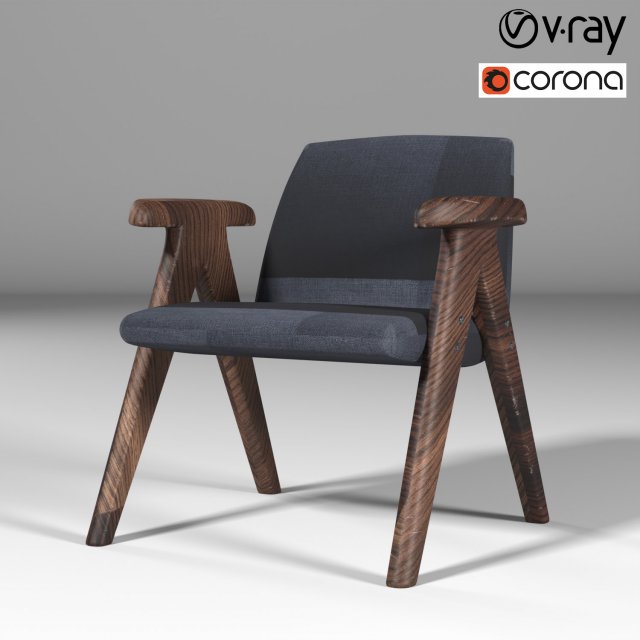 libra chair 3D Модель .c4d .max .obj .3ds .fbx .stl .blend 