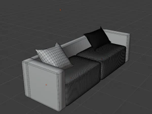 sof&aacute; Modelo 3D