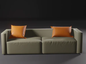 sof&aacute; Modelo 3D