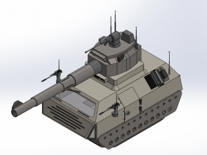 armytank Modello 3D