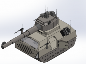 armytank Modello 3D