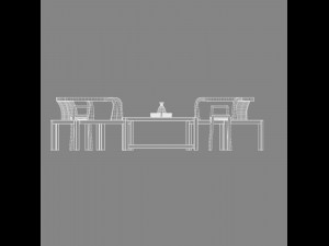 garden sets mobika garden andaman 3D Model