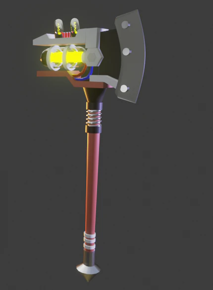 axe 3D Model .c4d .max .obj .3ds .fbx .stl .blend 