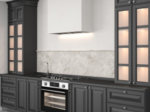 classic kitchen 04 3D Модель