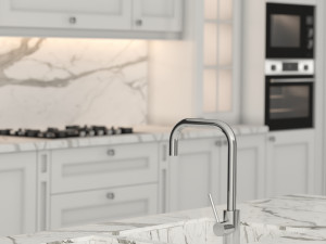 classic kitchen with island 05 3D Модель