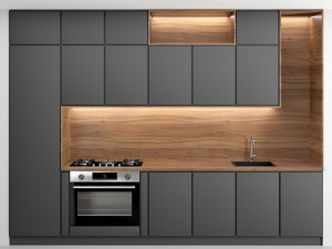 modern kitchen 06 3D Model