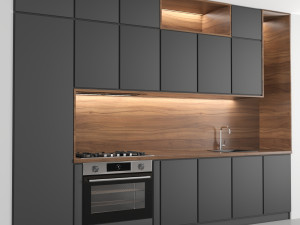modern kitchen 06 Modello 3D
