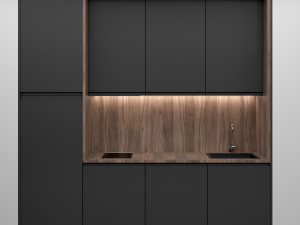 small modern kitchen 08 Modelo 3D