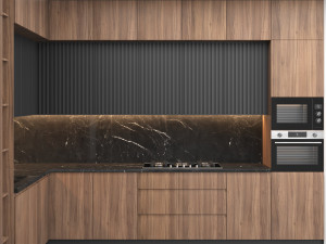 modern kitchen 09 Modelo 3D