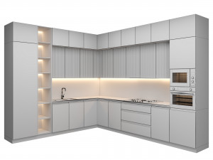 modern kitchen 09 Modelo 3D