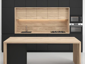 cozinha moderna com ilha 10 Modelo 3D