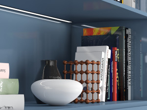 cabinet with shelves 01 Modelo 3D