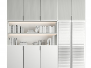 cabinet with shelves 01 Modelo 3D