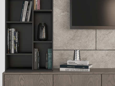 TV Wall 04 3D Модель