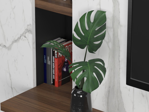 TV Wall 06 Model 3D