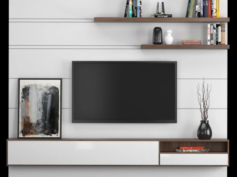 TV Duvarı 10 3D Model