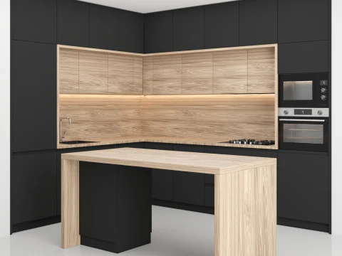 Cucina 17 Modello 3D