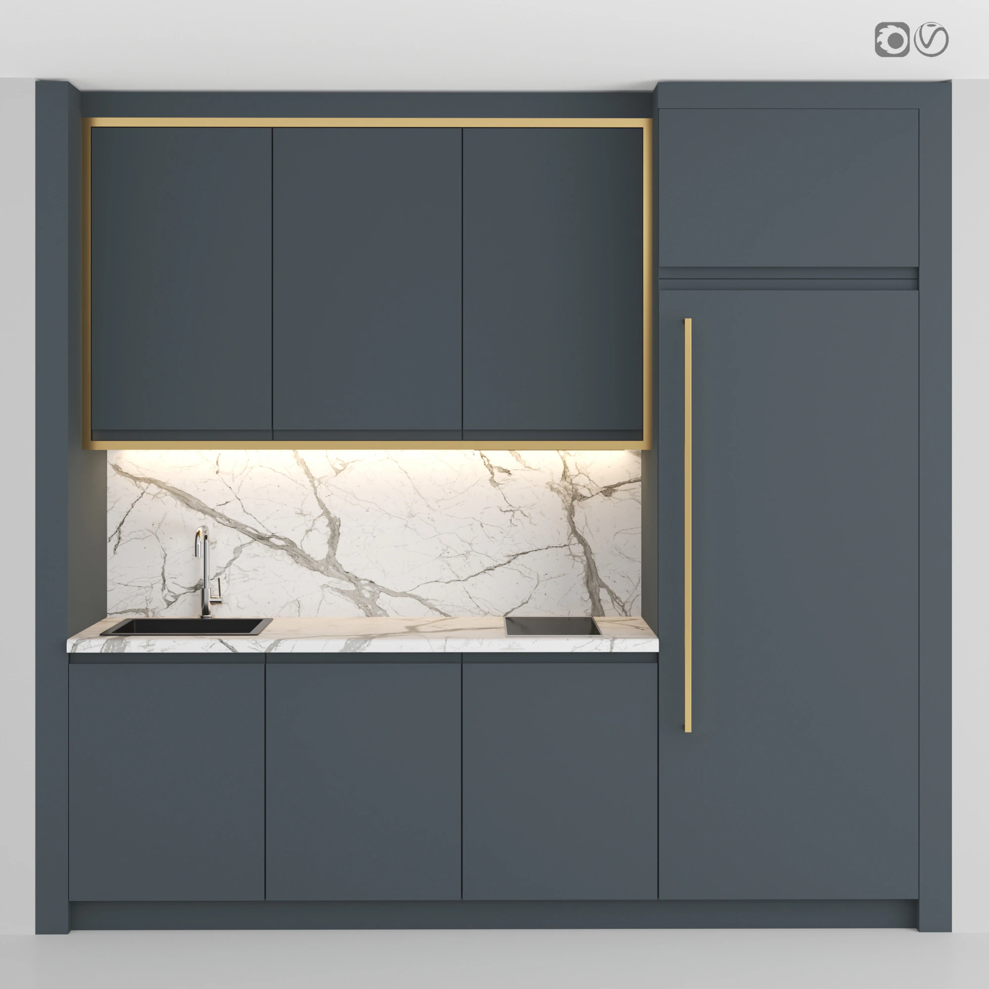 Cucina 18 Modello 3D .c4d .max .obj .3ds .fbx .stl .blend 