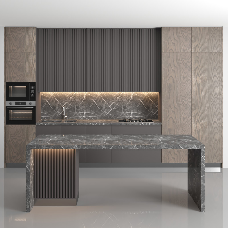 주방 19 3D 모델 .c4d .max .obj .3ds .fbx .stl .blend 