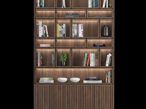 Rack and Bookcase 06 Modèle 3D