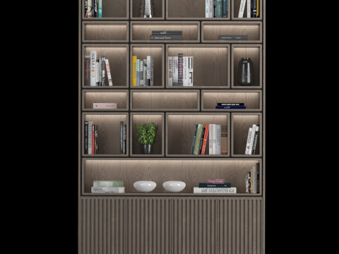 Rack and Bookcase 06 Modèle 3D