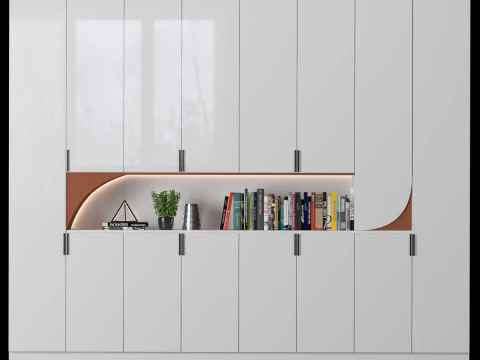 Raflı dolap 08 3D Model