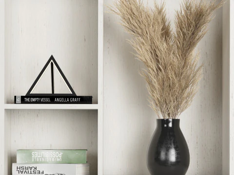 Rack and Bookcase 09 3D Model