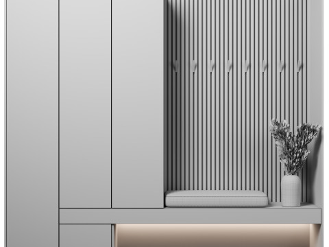 Hallway 07 3D Model
