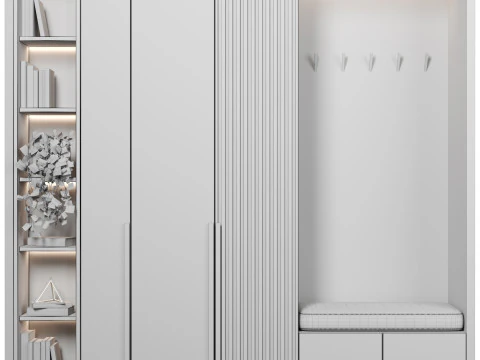 Hallway 10 3D Model